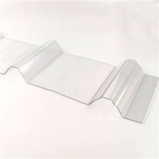 Làmines de sostre transparent corrugat de policarbonat